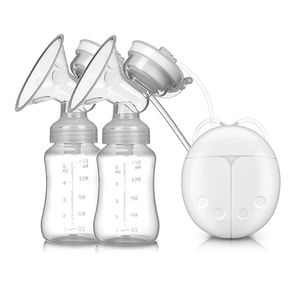 Extractor de leche portátil, sacaleche eléctrico manos libres con 2 modos y  5 niveles, bomba de lactancia portátil, con modo de masaje y bombeo, sin