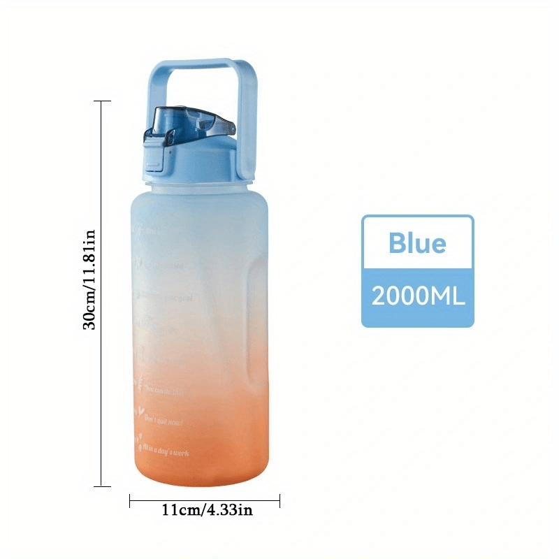 Elemental Splash - Botella de agua para niños con tapa de popote y asa de  reventar, a prueba de fugas cuando está cerrada, paquete de 2 botellas de