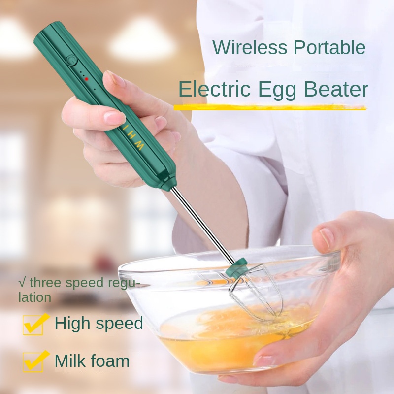 Usb Rechargeable Electric Handheld Egg Beater Portable 3 - Temu