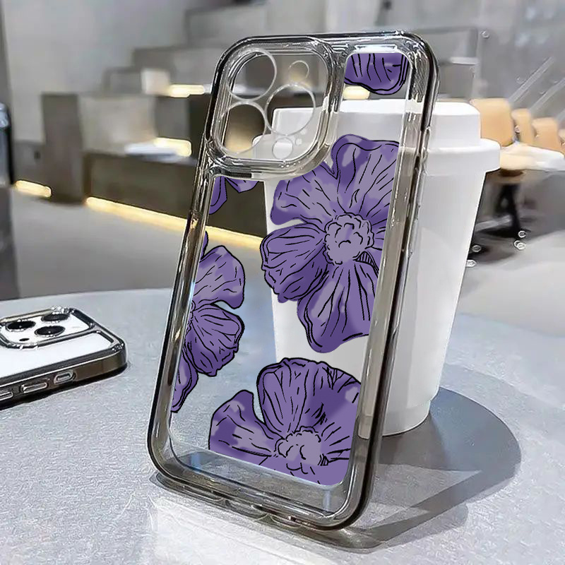Flower Phone Cases Iphone 11 Purple Compatible For IPhone 11 Case