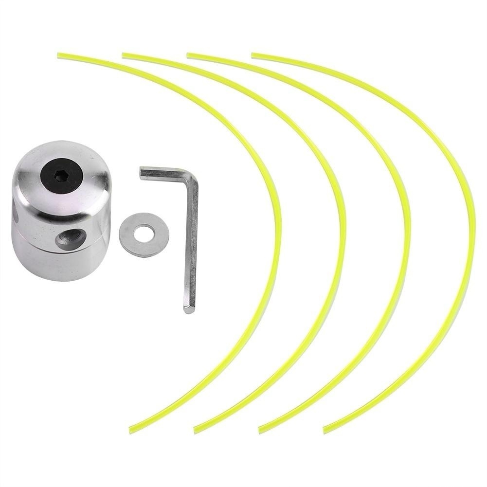 Aluminum Trimmer Head w/ 4 Lines Brush Cutter Grass Trimmer Replacement Part