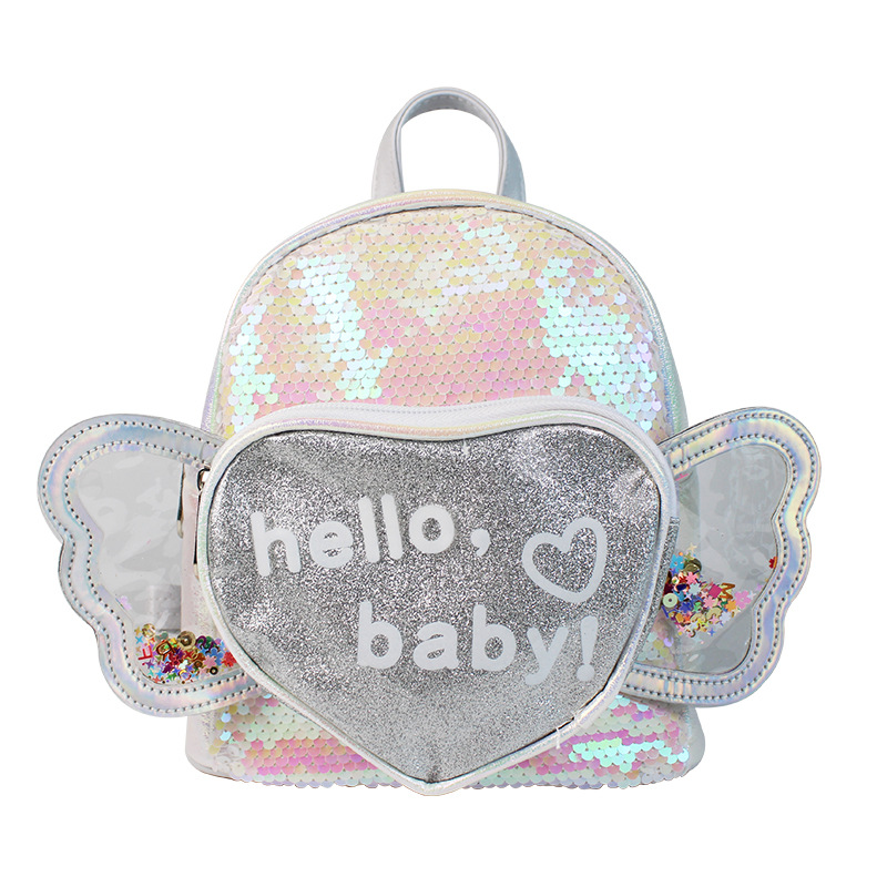 Sequin Children's Backpack - Colorful School Bag