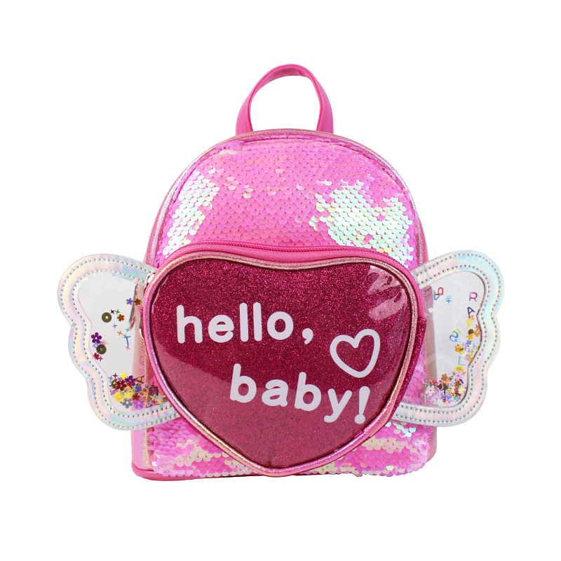 Sequin Children's Backpack - Colorful School Bag