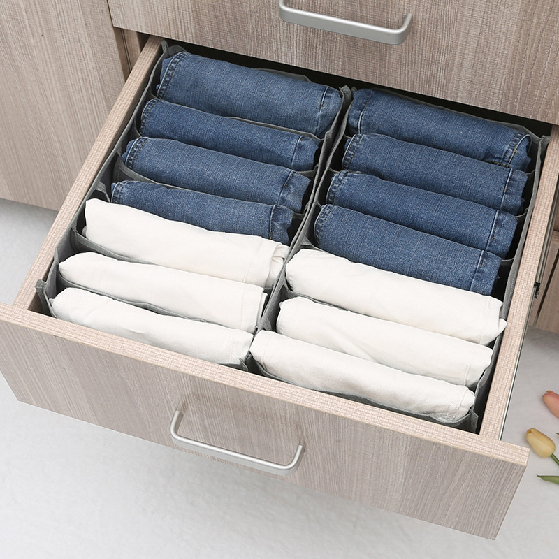 Jeans compartimento caja de almacenamiento armario ropa