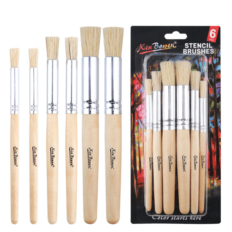 Kids Paint Brushes Toddler Large Chubby Paint Brushes Round and