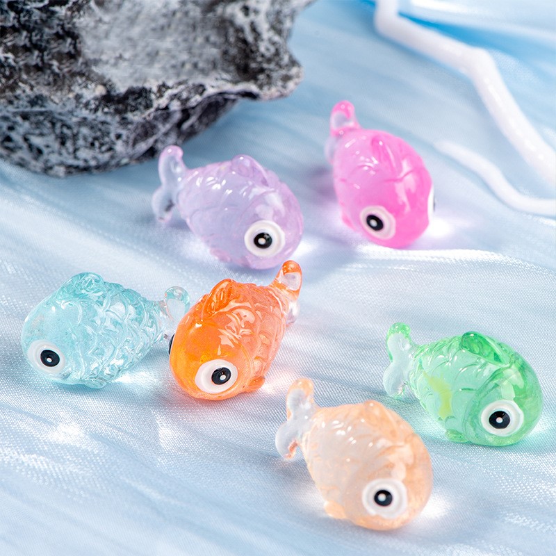 10pcs 20pcs Luminous Mini Artificial Fish For Fish Tanks And