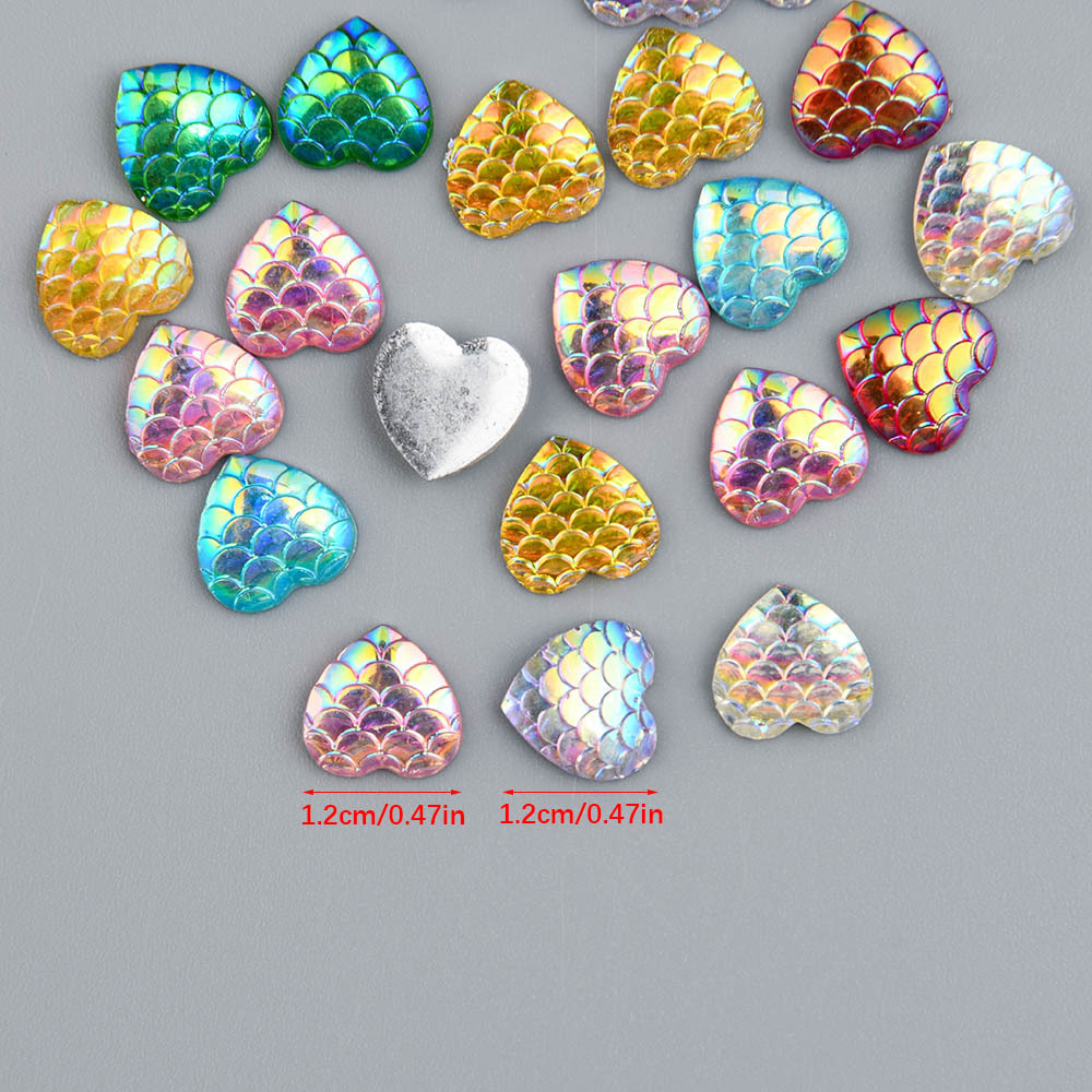 Colorful Embossed Heart Shape Cloth Accessories For Diy Hair - Temu
