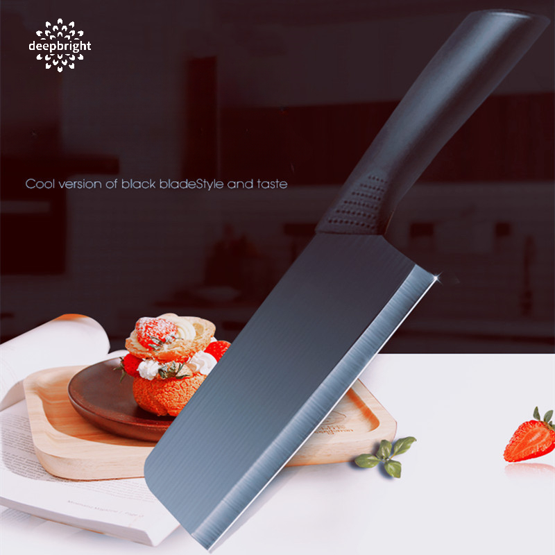 Premium Black Blade Kitchen Knife Set Sharp Chef - Temu