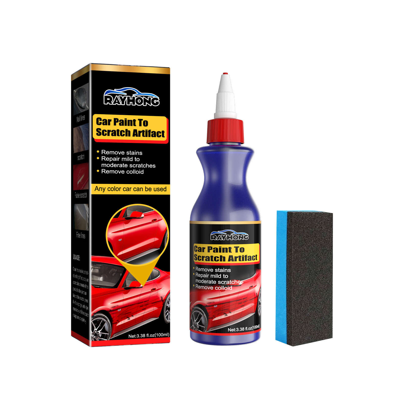  Scratch Repair Wax for Car, Car Paint to Scratch artifact, Car  Scratch Repair Nano Spray, Professional Car Paint Scratch Repair Agent,  2023 New 3 In 1 High Protection Car Paint Scratch