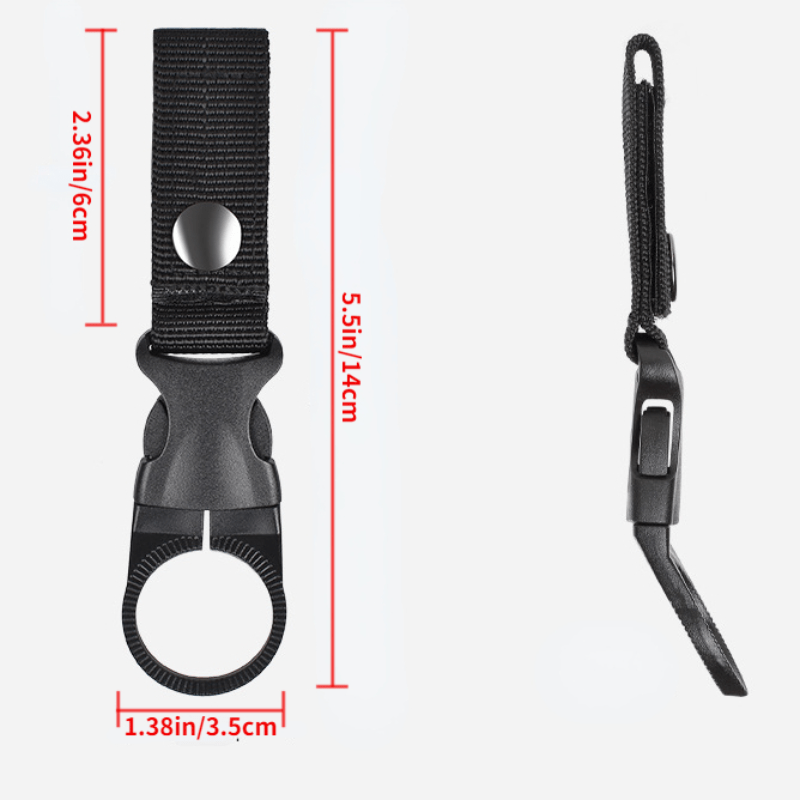 Tactical Nylon Webbing Strap Holder Water Bottle Holder Clip for