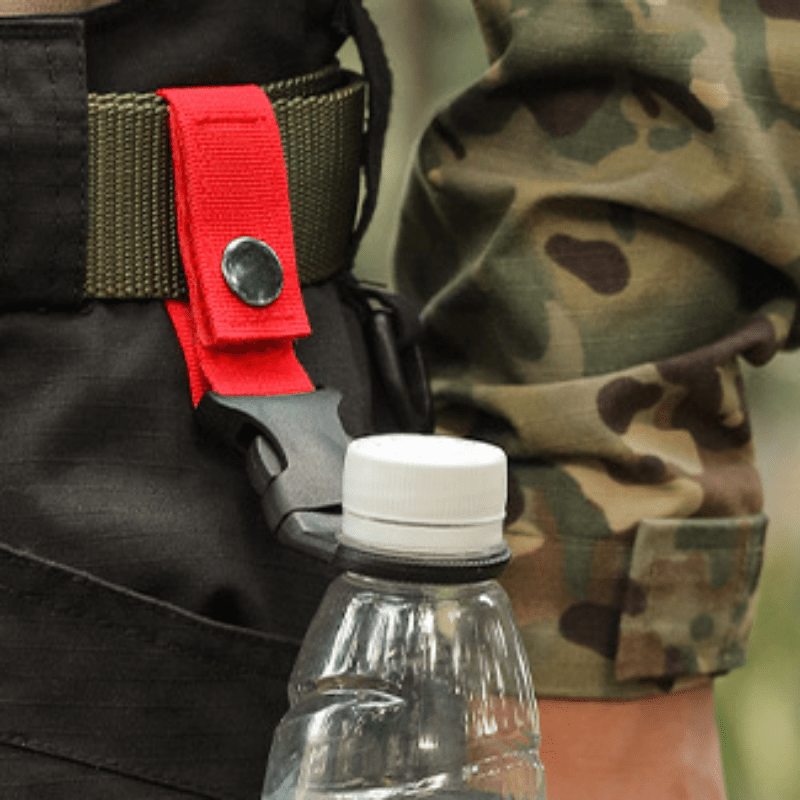 Carabiner Belt Buckle Hook Water Bottle Holder Clip Tactical Hiking Camping  Hook