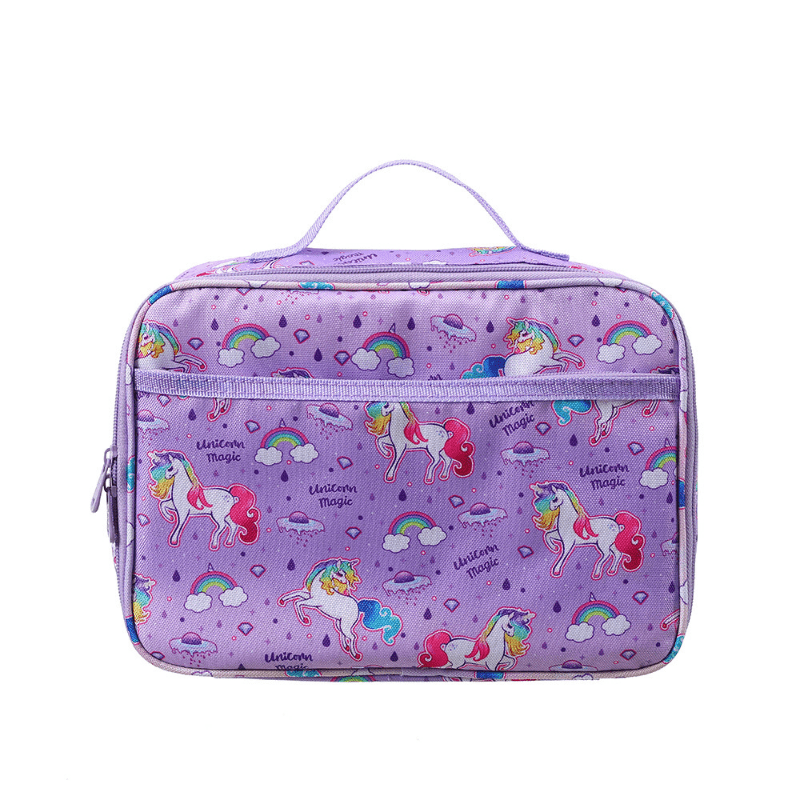 Trusmile Multicolour Unicorn Tiffin Bag for Kids Dream (BTS,  Polyester) Waterproof Lunch Bag - Lunch Bag