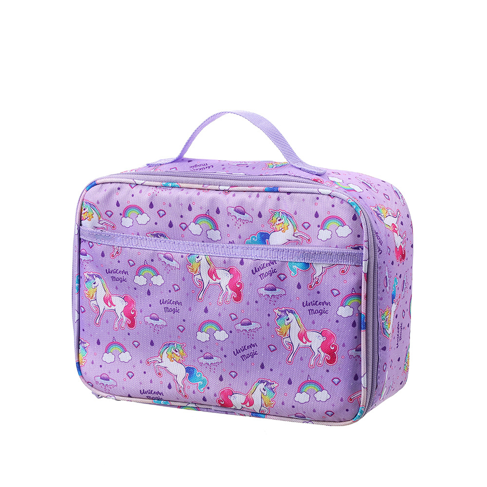 Unicorn printed Insulated Lunch Bag Perfect For Kids' Back - Temu