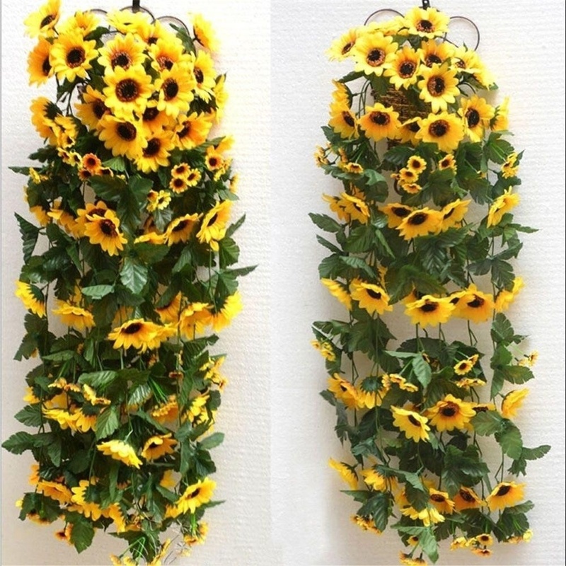 Artificial Daisy Flower Garlands Fake Flower Ivy Vine With - Temu