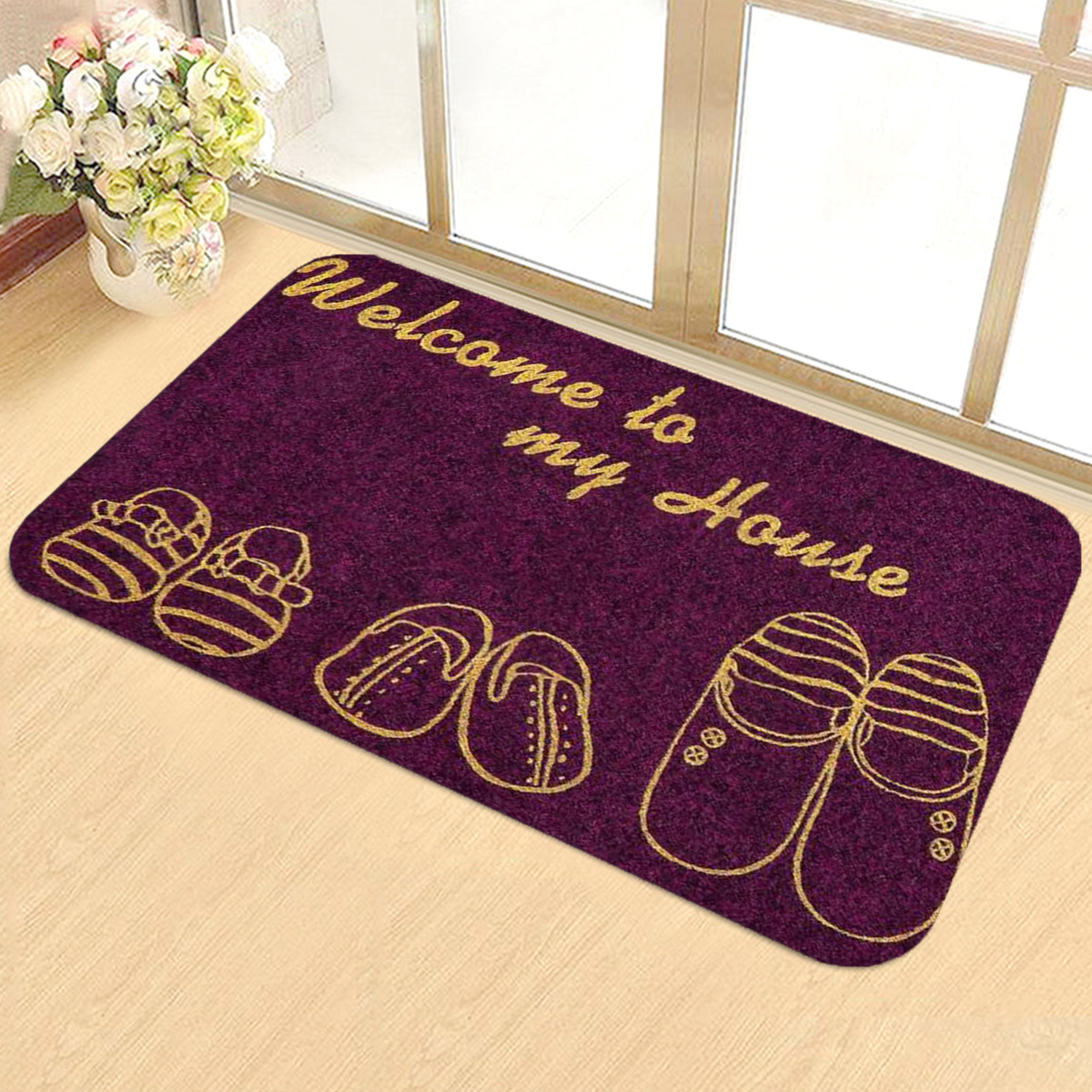 Simple Indoor Door Mat, Waterproof, Anti Fouling And Anti Slip Indoor  Entrance Door Mat, Washable, Suitable For Front Doors, Bedrooms, Bathrooms,  Restaurants, Kitchens, And Living Rooms, Home Decor - Temu