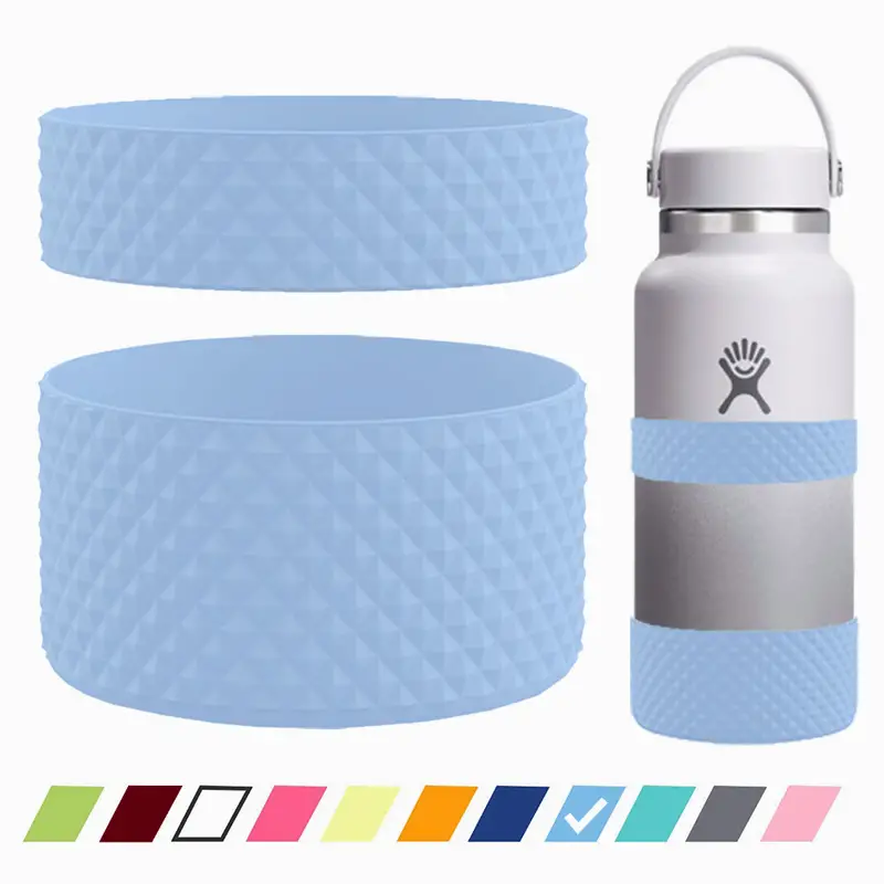 Custom Silicone Bottom Sleeve Boot Cover 12-24oz Stainless Steel Water  Bottle Sleeve - China Silicone Bottle Bottom Cover and Bottle Bottom Cover  price