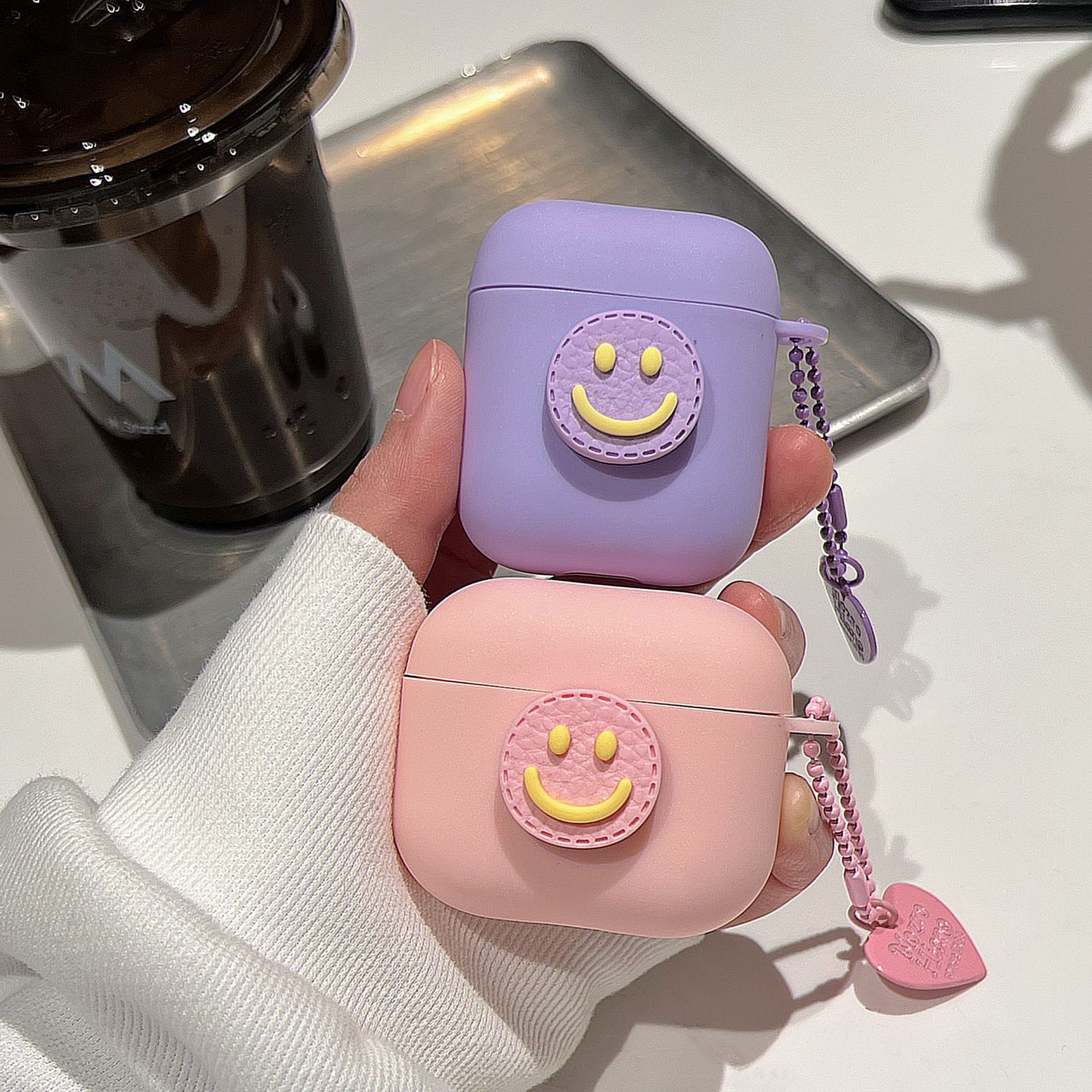 Sparkling Colorful Smiling Face Suitable For Airpods Pro2 Earphone