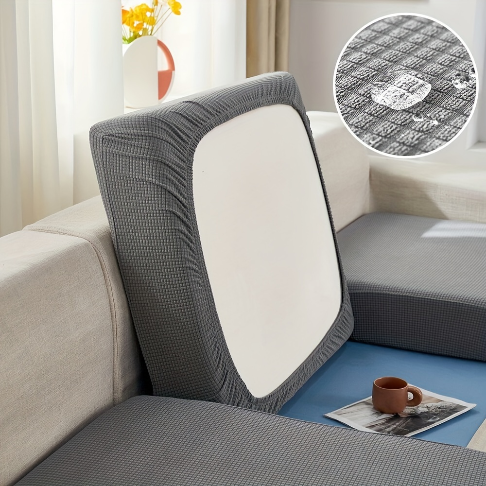 Home Pu Leather Couch Cushion Cover Sofa Cushion Slipcover - Temu