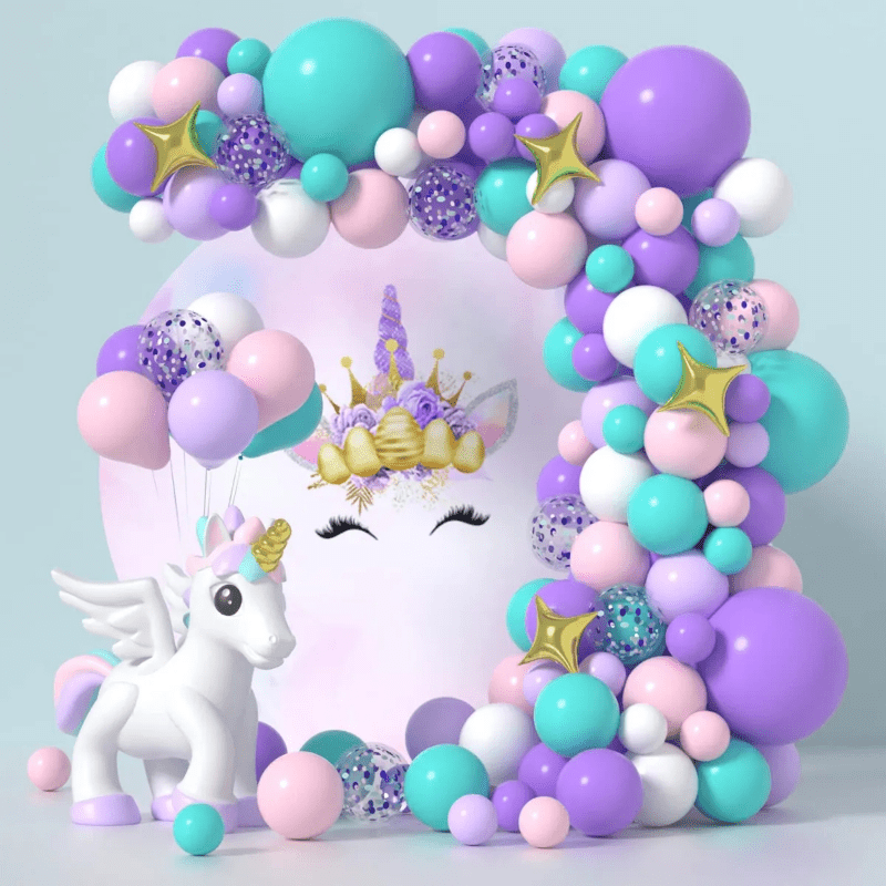 Rainbow Unicorn Party Balloon Bundle – Wants and Wishes