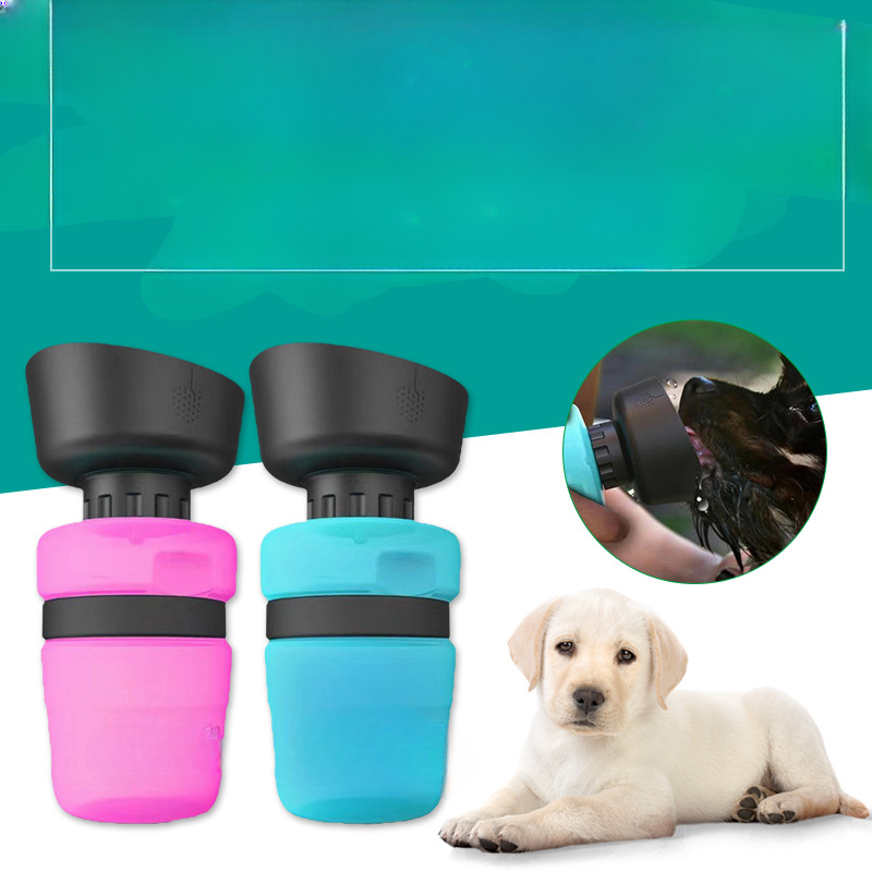 Portable Plastic Water Feeder Pet Dog Travel Bottle