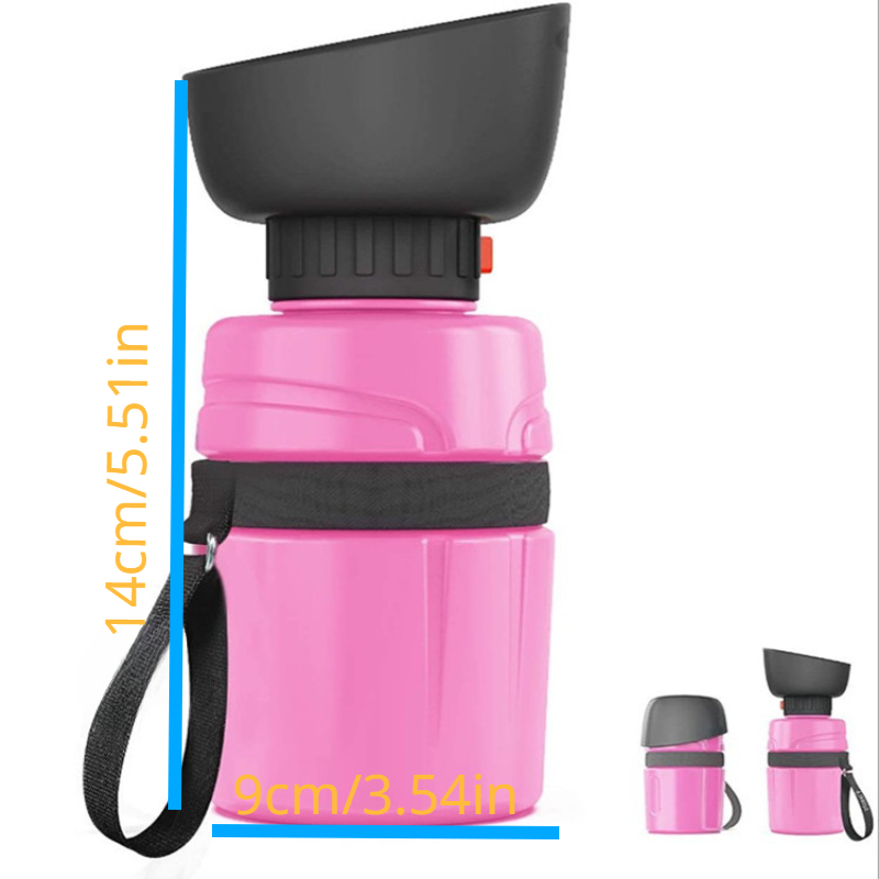 Portable Plastic Water Feeder Pet Dog Travel Bottle