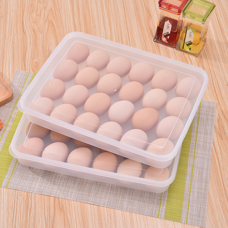 1pc Soporte De Huevos De Plástico Transparente Con - Temu