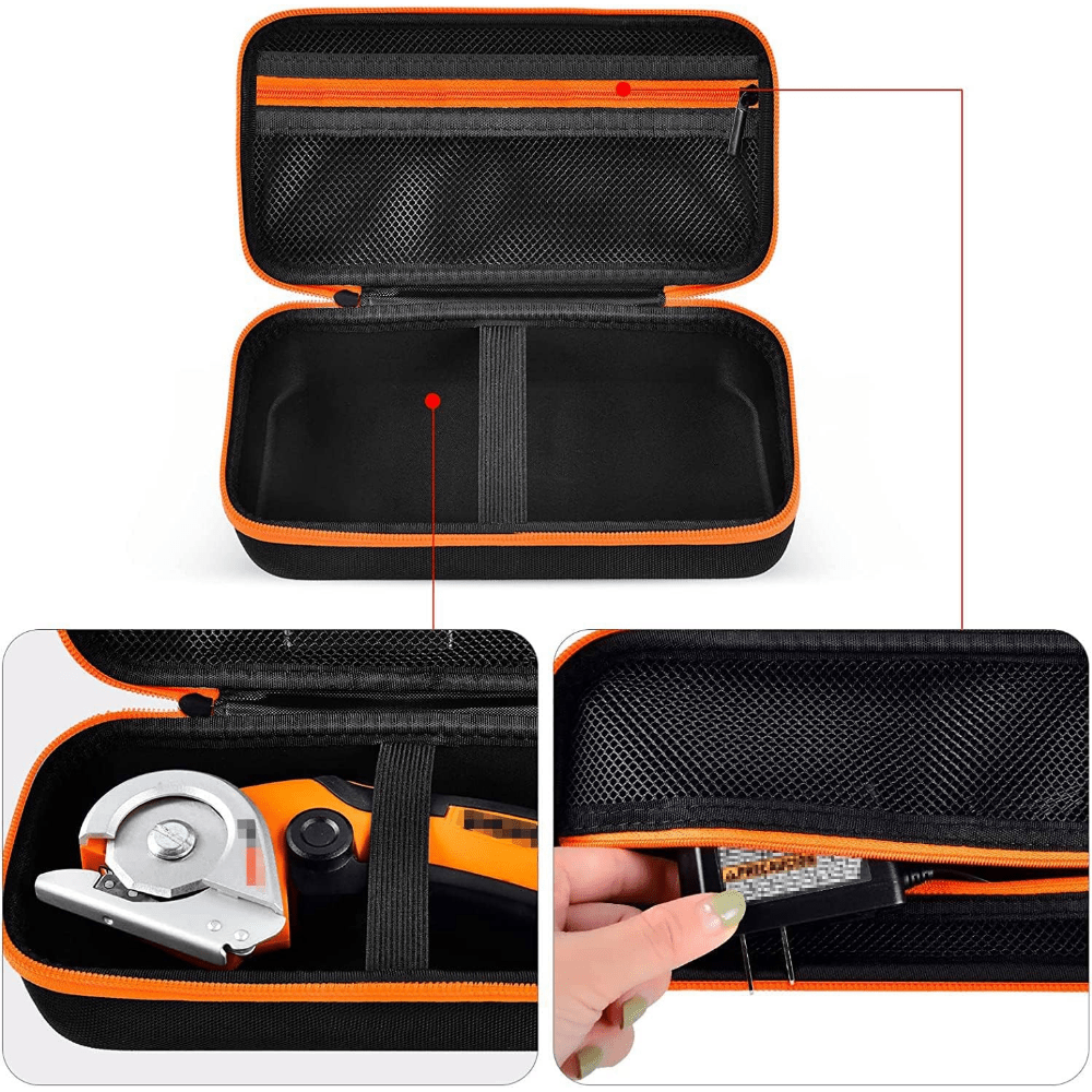 Case Compatible with WORX WX082L/ WX081L 4V ZipSnip Cordless Electric  Scissors, Cutting Tools Storage Organizer, Fabric Cutter Holder Container  Bag