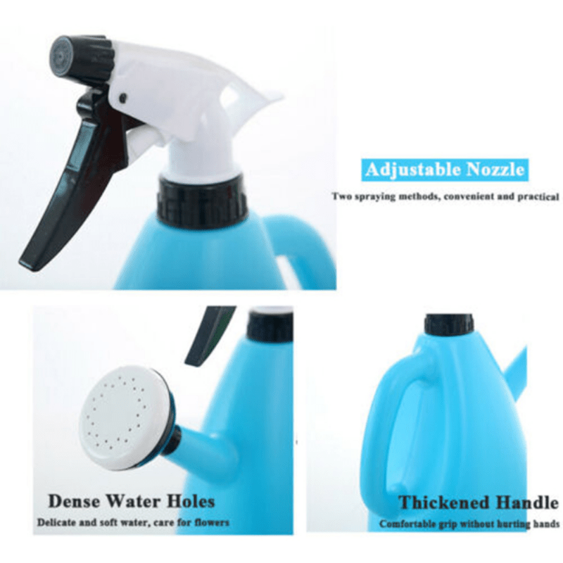 1pc 2 In 1 Plastic Watering Can Indoor Garden Plants Multifunctional Spray  Bottle Sprinkler And Watering Can Portable Garden Tools Household Potted Pl