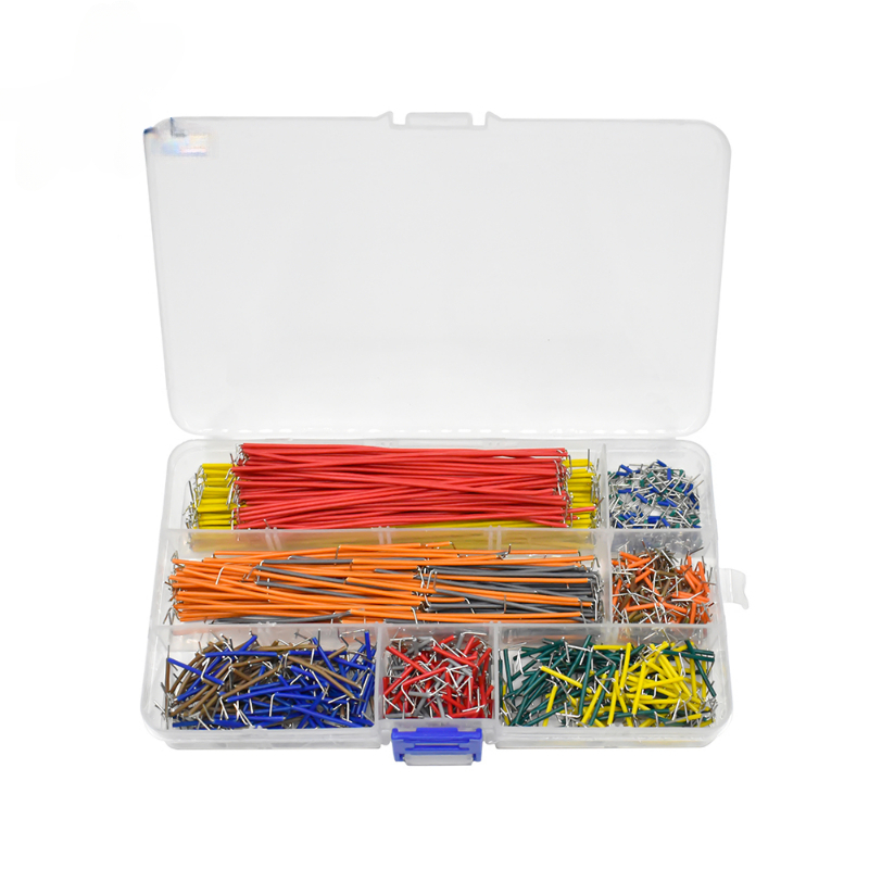 

[popular ] 140pcs U-shaped Solderless Jumper Wire Kit With Assortment - Ideal For Diy Electronics & Pcb Prototyping, Includes Transparent Storage Box, 350/560/840pcs,