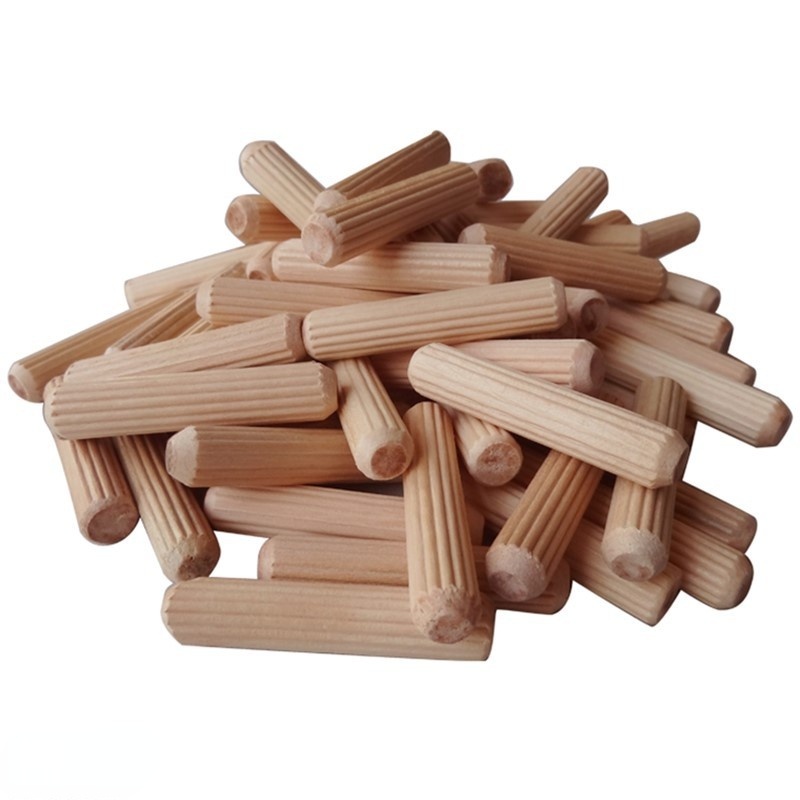 100Pcs Wood Biscuits Solid Wood Wide Applications Multiple DIY Sturdy  Durable Wood Jointing Biscuits for Woodworking