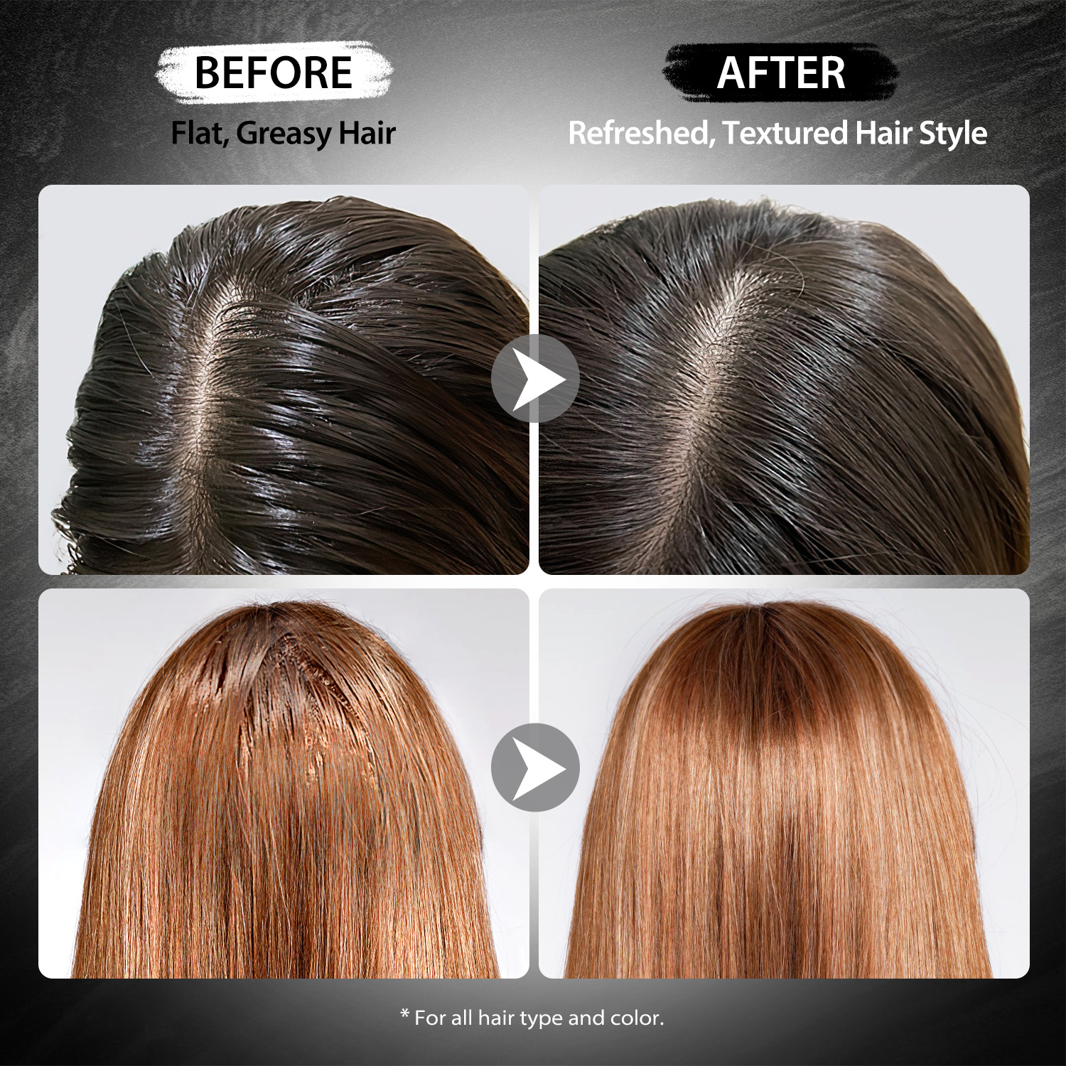 Vegan Dry Shampoo Powder for Fuller Looking Hair