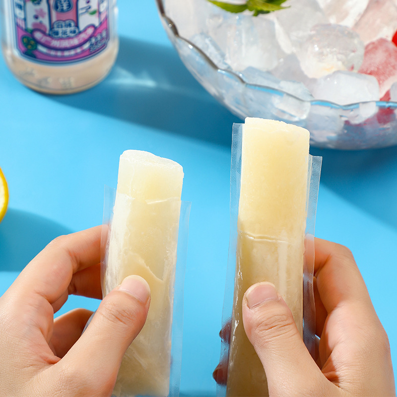 160 Disposable Ice Popsicle Mold Bags| BPA Free Freezer Tubes With Zip  Seals | For Healthy Snacks, Yogurt Sticks, Juice & Fruit Smoothies, Ice  Candy