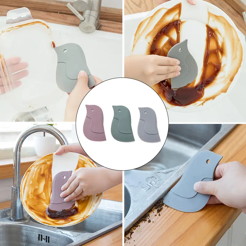 Cute Penguin Shape Baking Soft Blade Scraper Oil Dish Plate Scraping Dirty  Stains Cleaning Wiping Board Kitchen Accessories Cheap Stuff Kitchen Stuff, Cool  Gadgets Cleaning Supplies - Temu