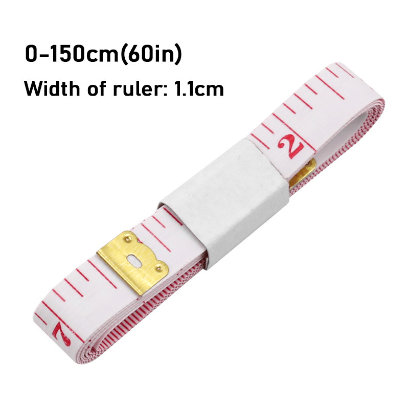 1.5m Double Scale Soft Tape Measure Flexible Ruler Weight Loss Body Sewing  Tailor Cloth Ruler 