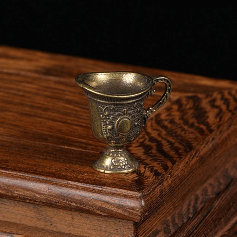 Antique Small Copper Ware Buddha Tea Set Copper Tea Cup Holy - Temu Canada