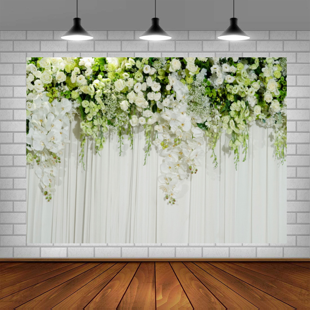 7x5f Romantic Floral Backdrop For Photography Studio Props Vinyl ...