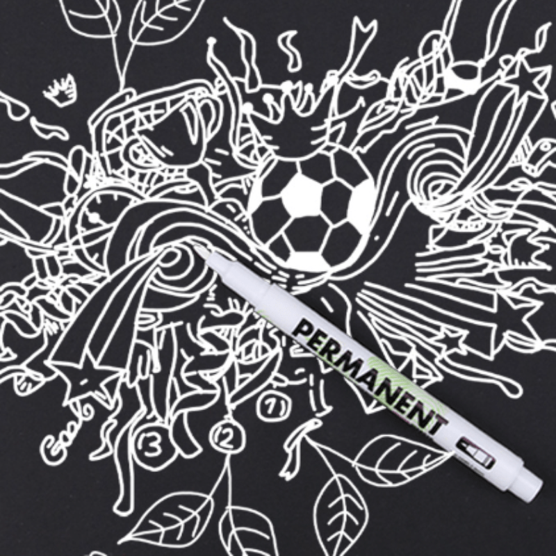 White Marker 1.0/3.0mm Quick-drying High-quality Ink Marker Pen