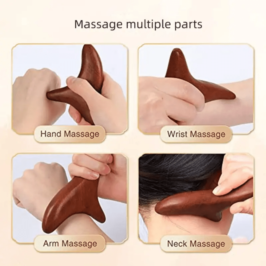 Reflexology Traditional Thai Massage Wooden Relaxation Spa Therapy Full  Body Massage Tool (#5)