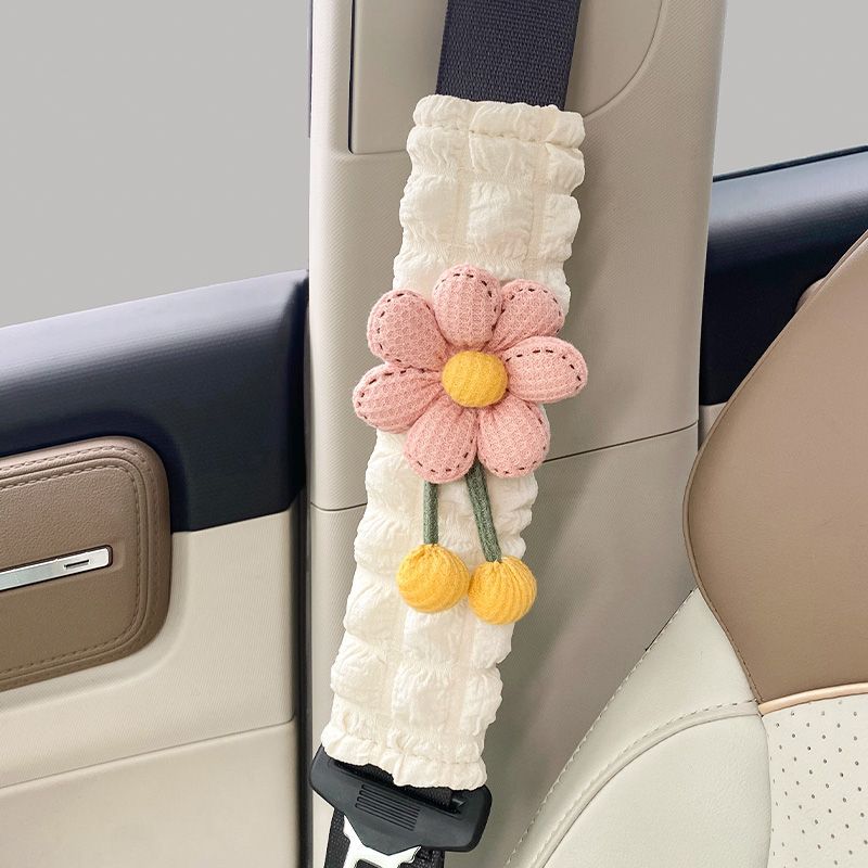 TEMU 【車のシートベルト用ショルダーター】快適な旅行体験を保証する！ひっかき防止ネック＆ショルダーパッド、デザイン