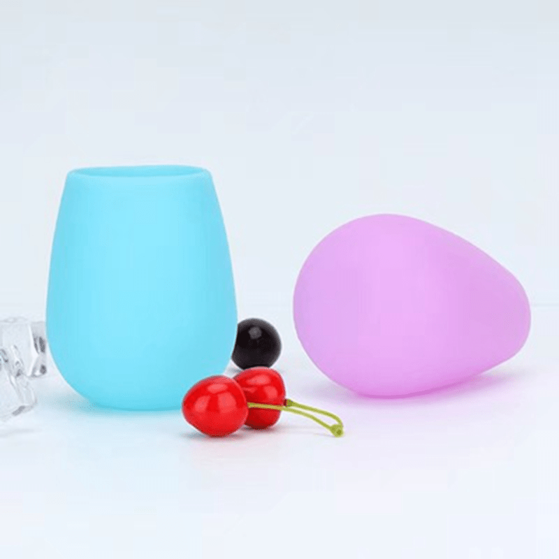 Stylish Silicone Red Wine Glass: Creative Travel Cup With Flat Bottom &  Non-slip Design - Perfect For Parties, Camping & Beer Mugs! - Temu