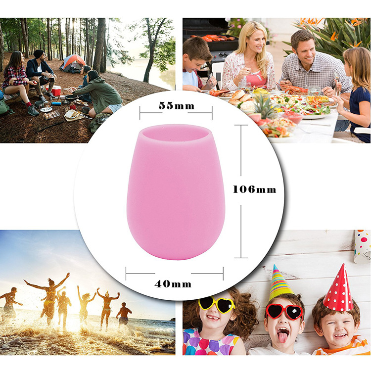 Stylish Silicone Red Wine Glass: Creative Travel Cup With Flat Bottom &  Non-slip Design - Perfect For Parties, Camping & Beer Mugs! - Temu