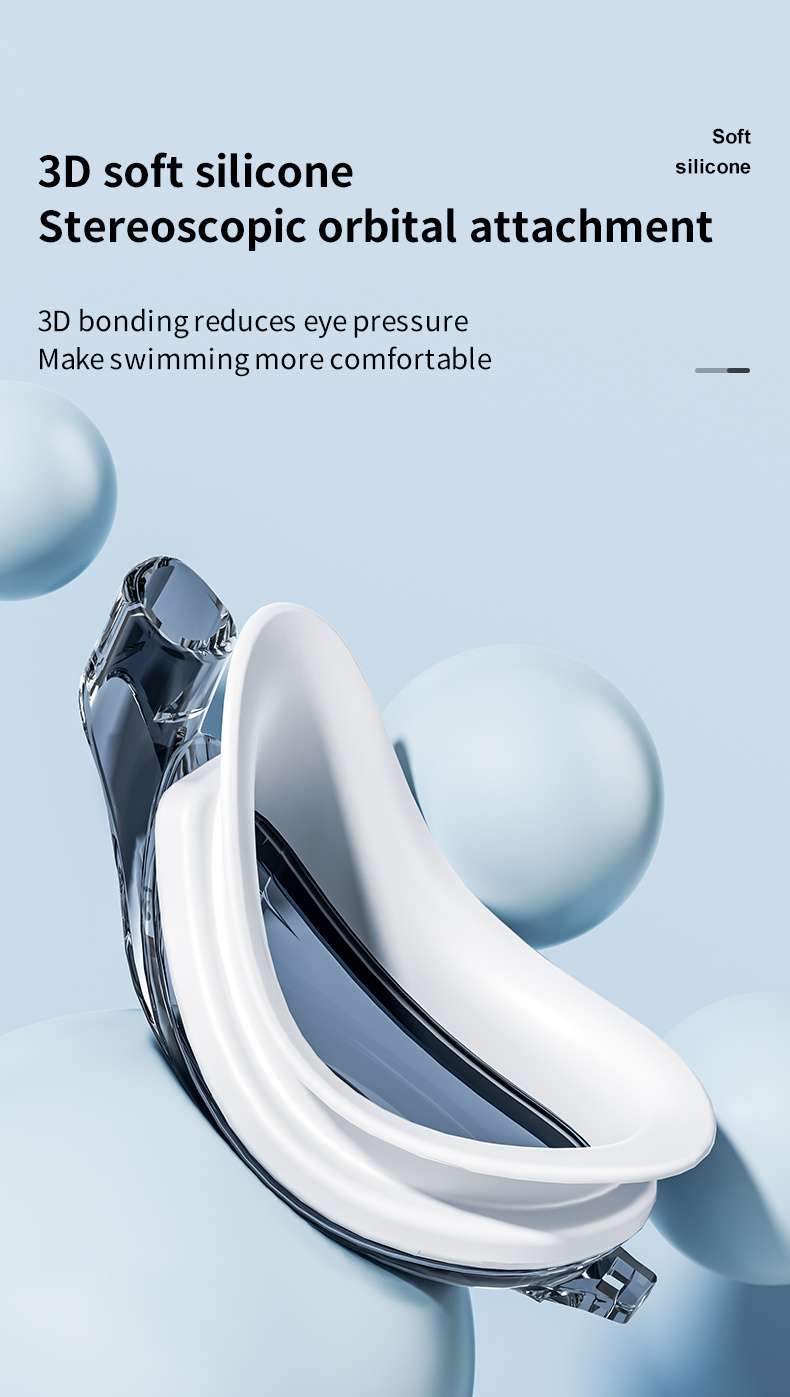 Professional Anti-Fog Swimming Goggles for Men And Women, High-Definition ABS Material, Waterproof, Comfortable Fit for Adults - Ideal for Freestyle And Competitive Swimming