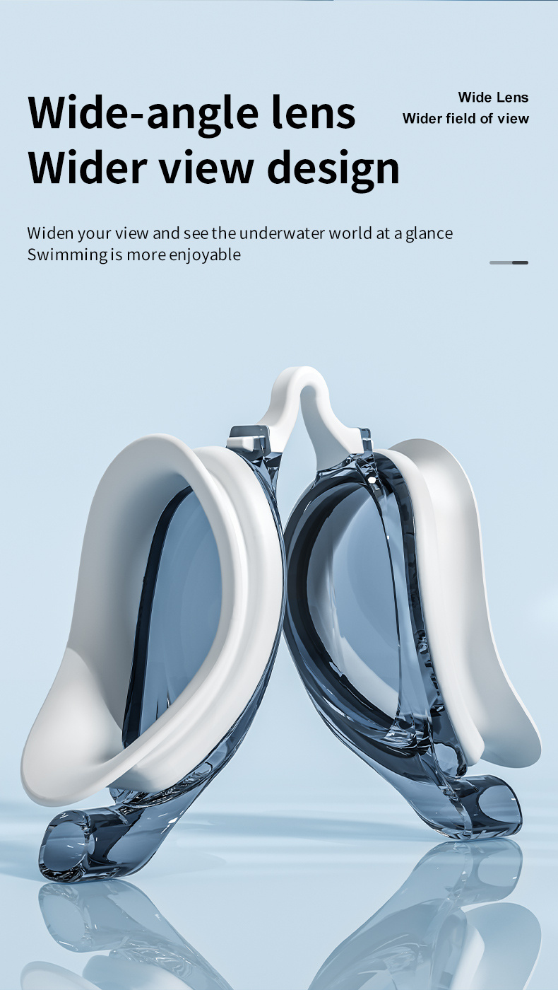 Professional Anti-Fog Swimming Goggles for Men And Women, High-Definition ABS Material, Waterproof, Comfortable Fit for Adults - Ideal for Freestyle And Competitive Swimming