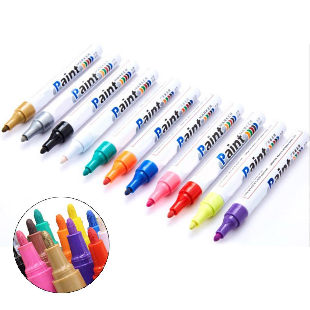 For Metal White Marker Pen Alcohol Oily Waterproof Tire - Temu