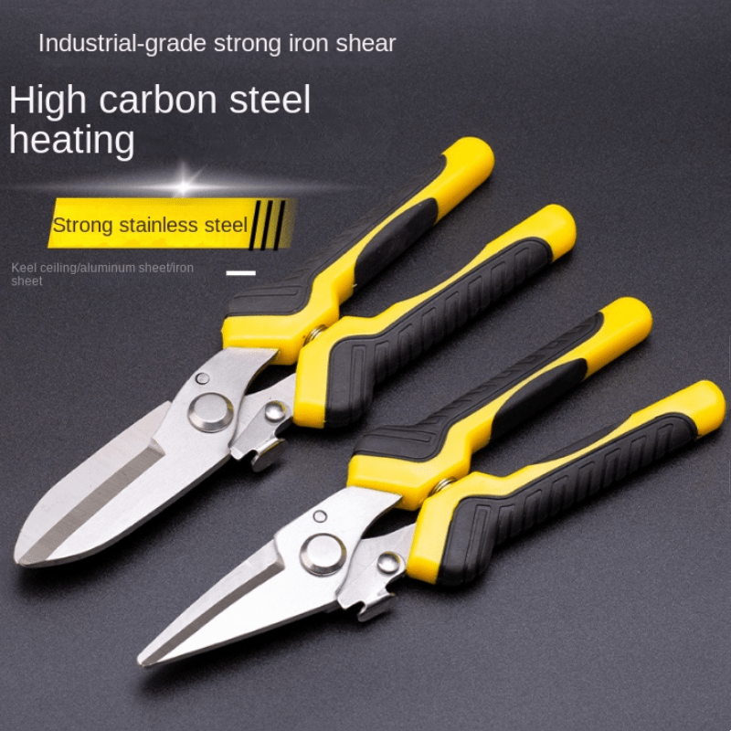 Professional Industrial Shears steel Scissors Tin Snips - Temu