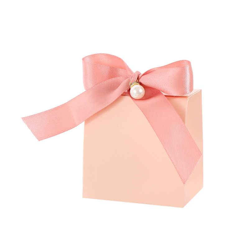 Starry Sky Ribbon Pearl Candy Box Premium Wedding Candy Box - Temu