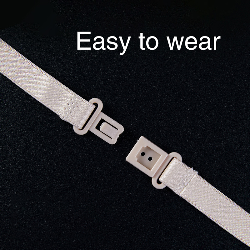 Invisible Bra Strap Clips Adjustable Elastic Shoulder Belt - Temu