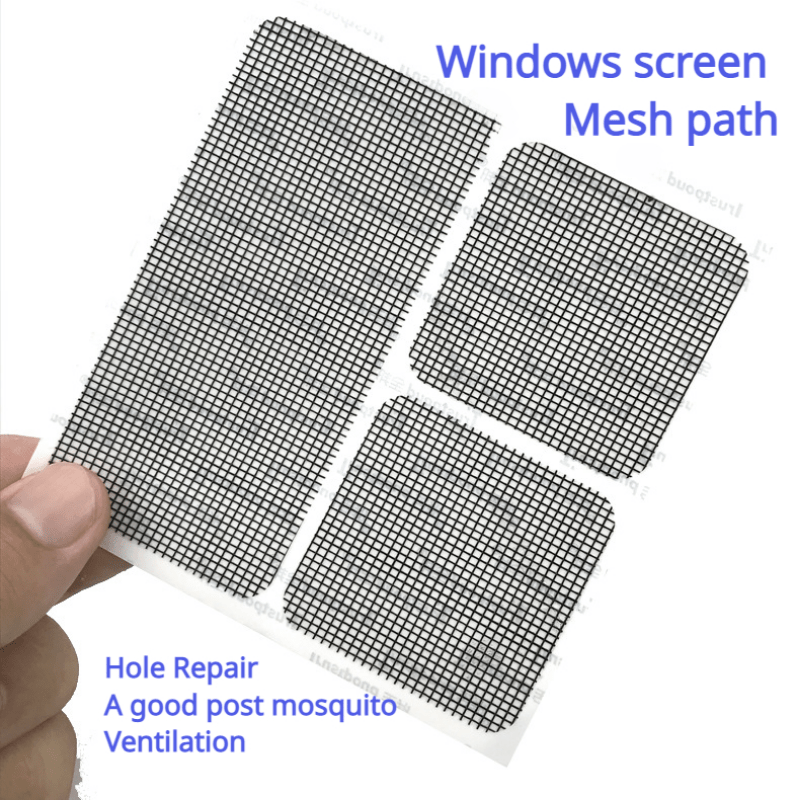 20 pièces fenêtre et porte écran réparation Patch adhésif - Temu