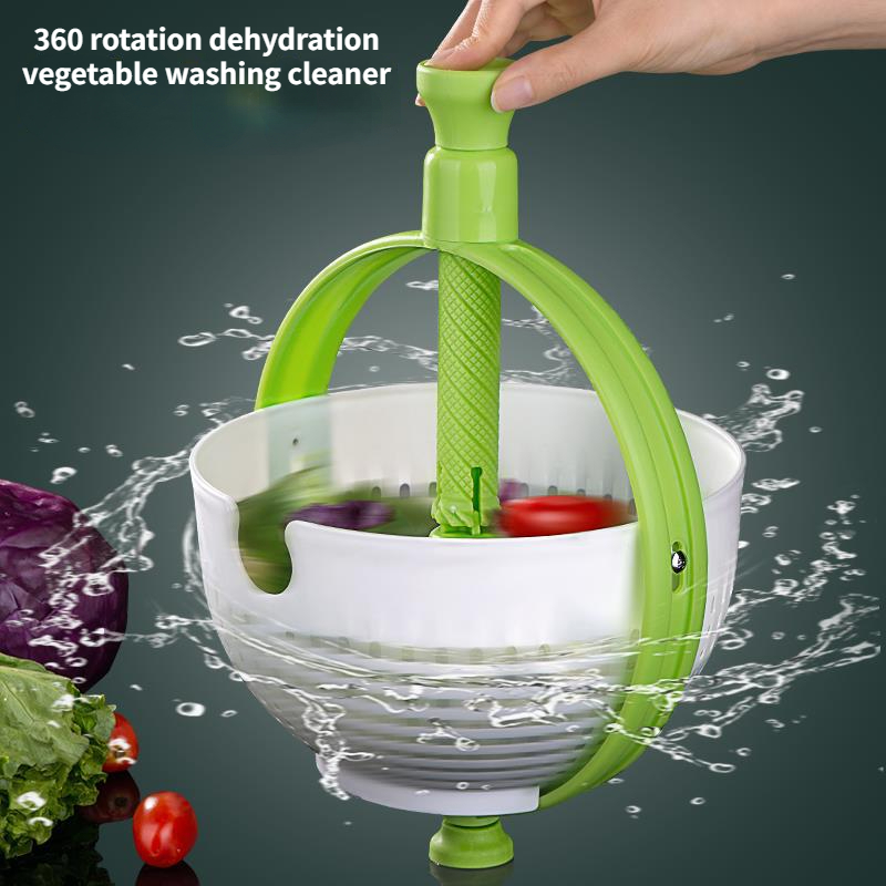 Electric Salad Spinner 4.2-Quart Lettuce spinner,Fruit cleaner spinner  Vegetable Dryer,Fruit Washer with Bowl and Colander,Salad Dryer Mixer for