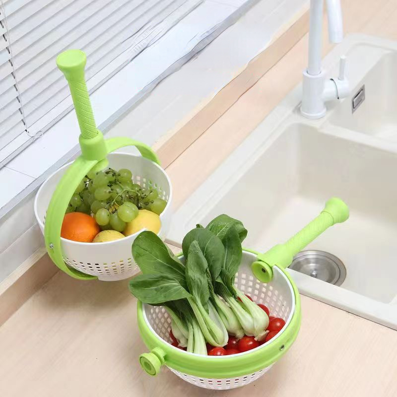  Electric Salad Spinner 6.3-Quart Lettuce spinner w/Plastic  Squeeze bottle,Fruit Washer spinner dryer w/Bowl & Colander,Large Salad  Dryer Mixer for Vegetables, Herbs, Berries: Home & Kitchen